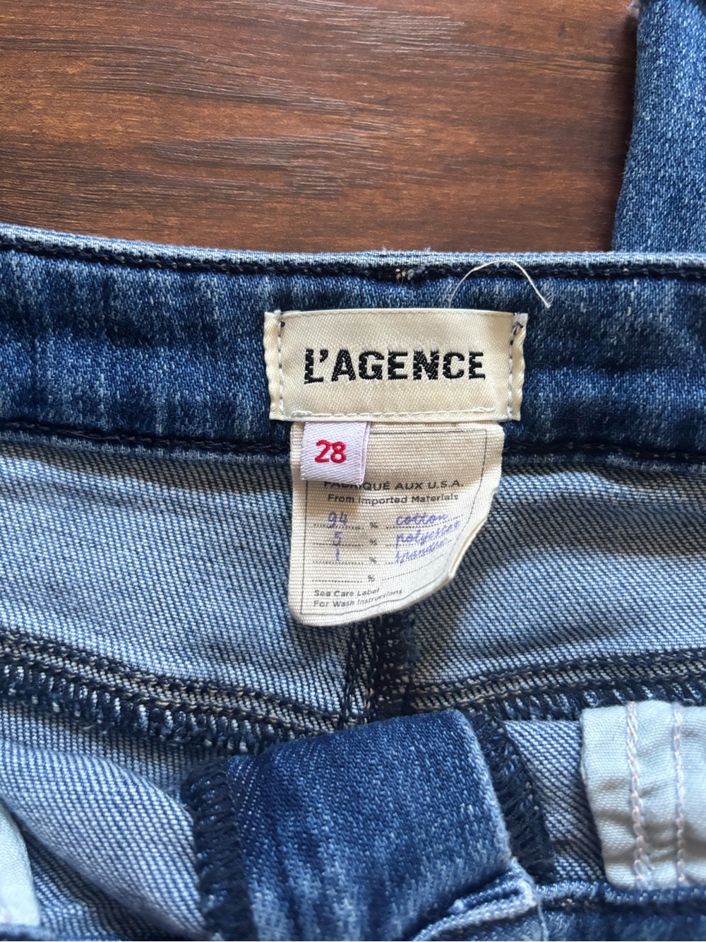 L’Agence Cropped Flare Jeans
